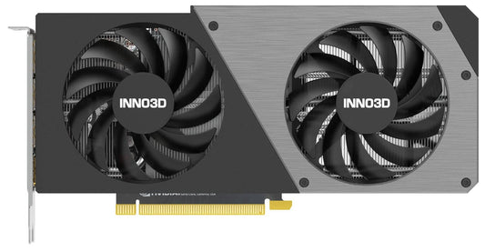 INNO3D GeForce RTX 4060Ti Twin X2 16Go - Dual-fan cooling, 16GB GDDR6 memory, high-performance gaming graphics card.