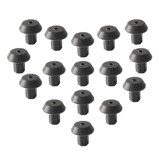 Gāzes plīts kāju atbalsts, restes gumijas kājas, melnas gumijas vāciņi, gāzes plīts kāju atbalsts plīts degļa kājas restes gumijas kājas, saderīgas restes gumijas kājas gāzes plīts degļa restes kājas, 16 gabali