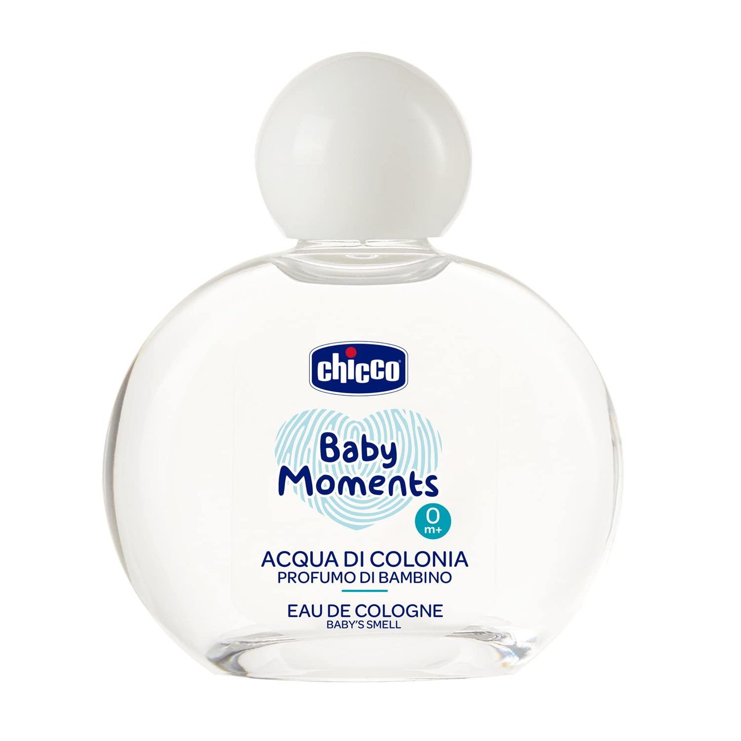 Bērnu smaržūdens Chicco Baby Moments, maigs aromāts ar dabīgām sastāvdaļām, no 0 mēnešiem, 100 ml