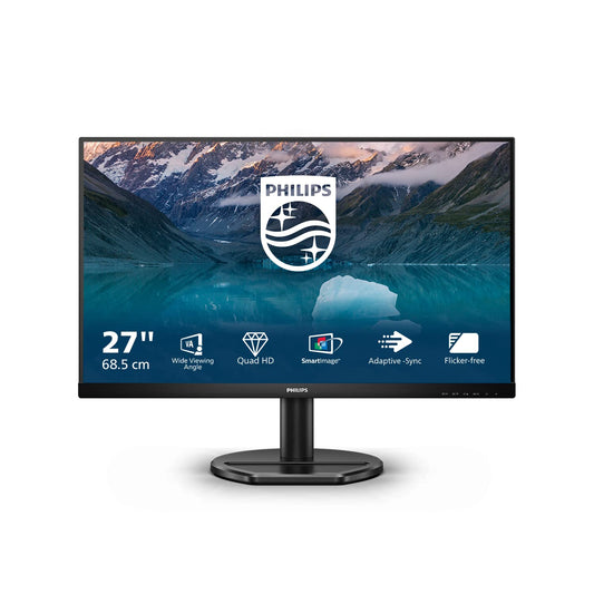 PHILIPS 275S9JAL - 27" QHD monitor, 2560x1440, 75Hz, HDMI, DisplayPort, USB hub, black