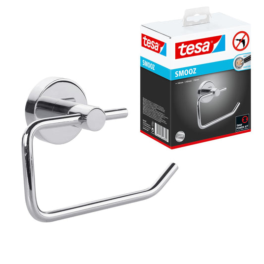 tesa SMOOZ tualetes papīra turētājs bez vāka - 140 mm x 100 mm x 50 mm