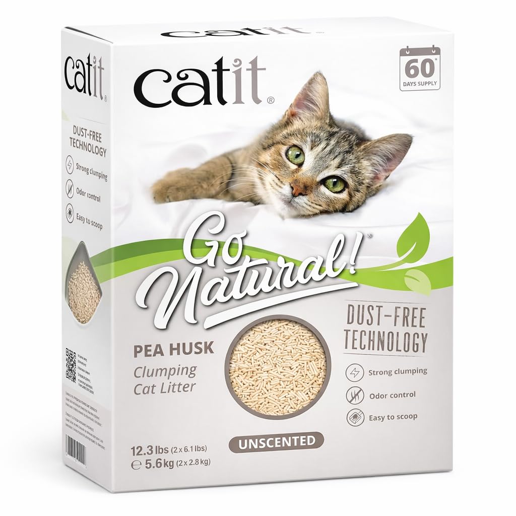 Kaķu pakaiši Catit Go Natural bez smaržvielām, aglomerējoši, 99,9% bez putekļiem, 5,6kg