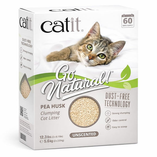 Kaķu pakaiši Catit Go Natural bez smaržvielām, aglomerējoši, 99,9% bez putekļiem, 5,6kg
