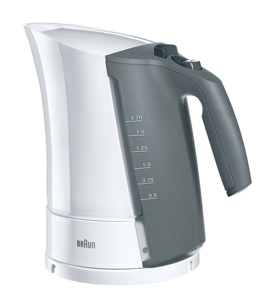 Braun Multiquik 3 WK 300 - 1.7L kettle, automatic shut-off, 2200W, removable limescale filter, white, universal size