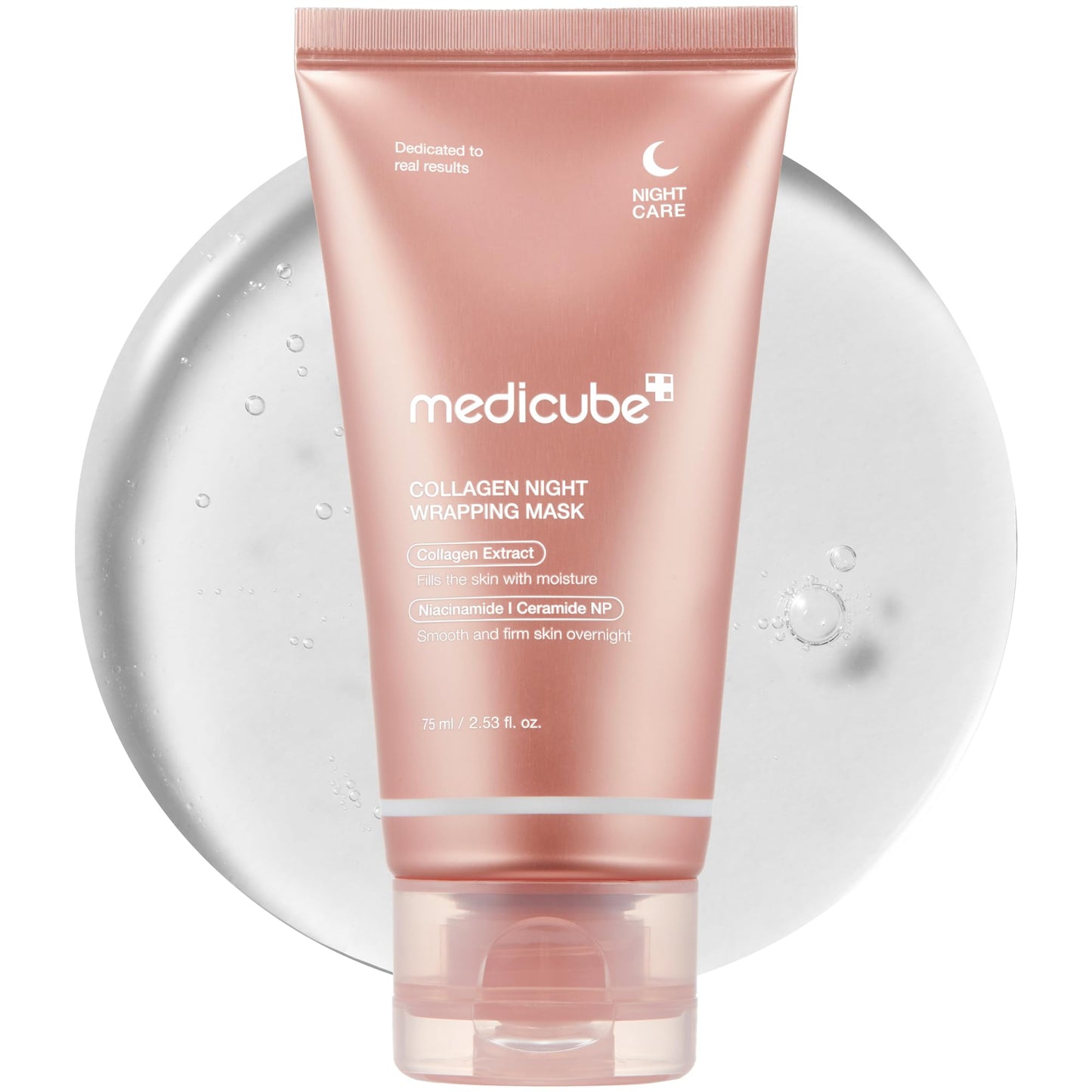 Sejas maska medicube Wrapping Maske Kollagen Overnight Peel Off, nakts maska ar kolagēnu