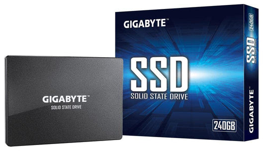 Gigabaitu 240GB SSD - 2.5-inch internal SATA drive for fast data storage and improved system performance.