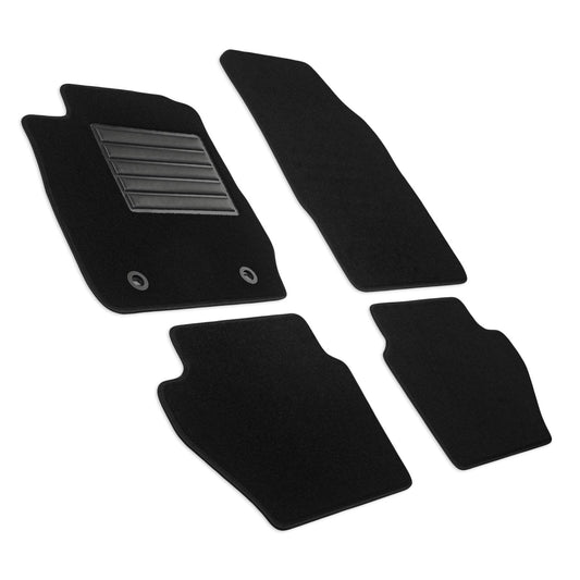 MDM SP-1034 paklāji Velūrs automašīnu paklājs piemērots Ford Fiesta VI 10.2008>2011, melns