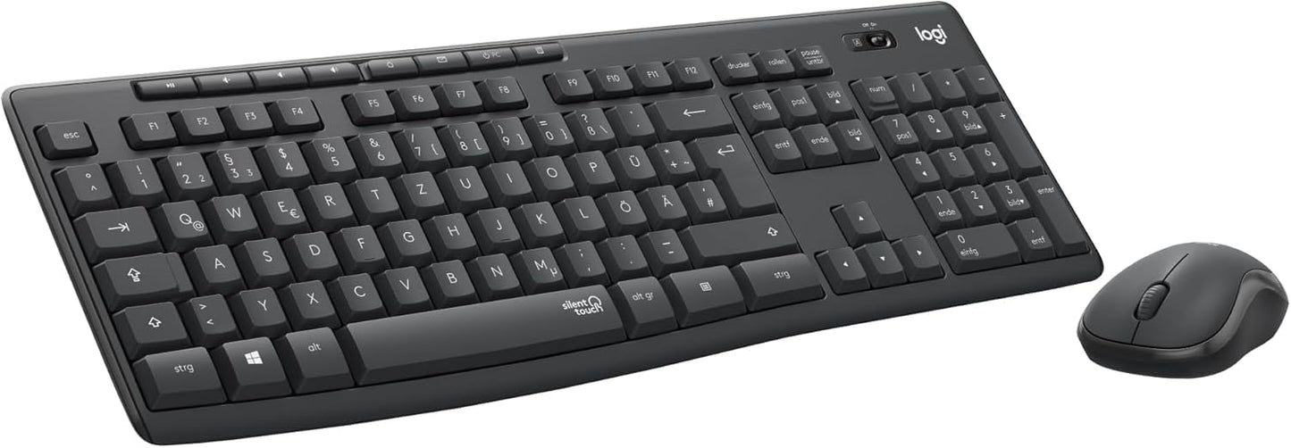Bezvadu tastatūras un peles komplekts Logitech MK270 operētājsistēmai Windows
