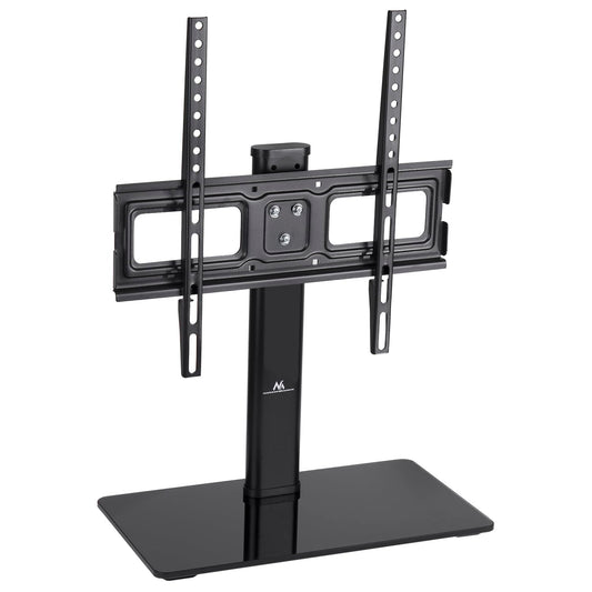 Maclean MC-450 TV statīvs TV ekrāna statīvs 32-65" QLED LCD LED OLED plazmas televizoriem līdz 40kg, maksimālā VESA 400x400, augstums regulējams