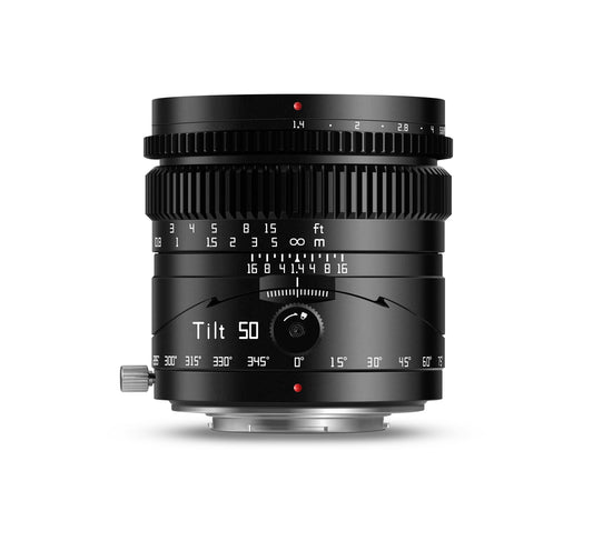 TTArtisan 50 mm F1.4 slīpuma objektīvs ar metāla korpusu, saderīgs ar Micro Four Thirds M43 stiprinājumu, melns