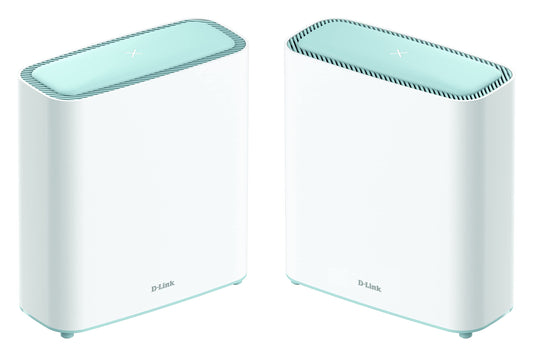 D-Link M32-2 Eagle PRO AI AX3200 Mesh sistēma (2 gab., AI Wi-Fi/transporta optimizētājs, AI vecāku kontrole, Gigabit porti, MU-MIMO, 1024 QAM, OFDMA, WPA3, saderīgs ar Alexa/Google Assistant)