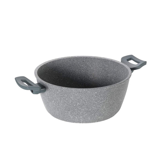 Mopita Fels Viva - daudzslāņu nelipīga panna, 5 slāņu pārklājums, izturīga pret skrāpējumiem, mīksts rokturis.