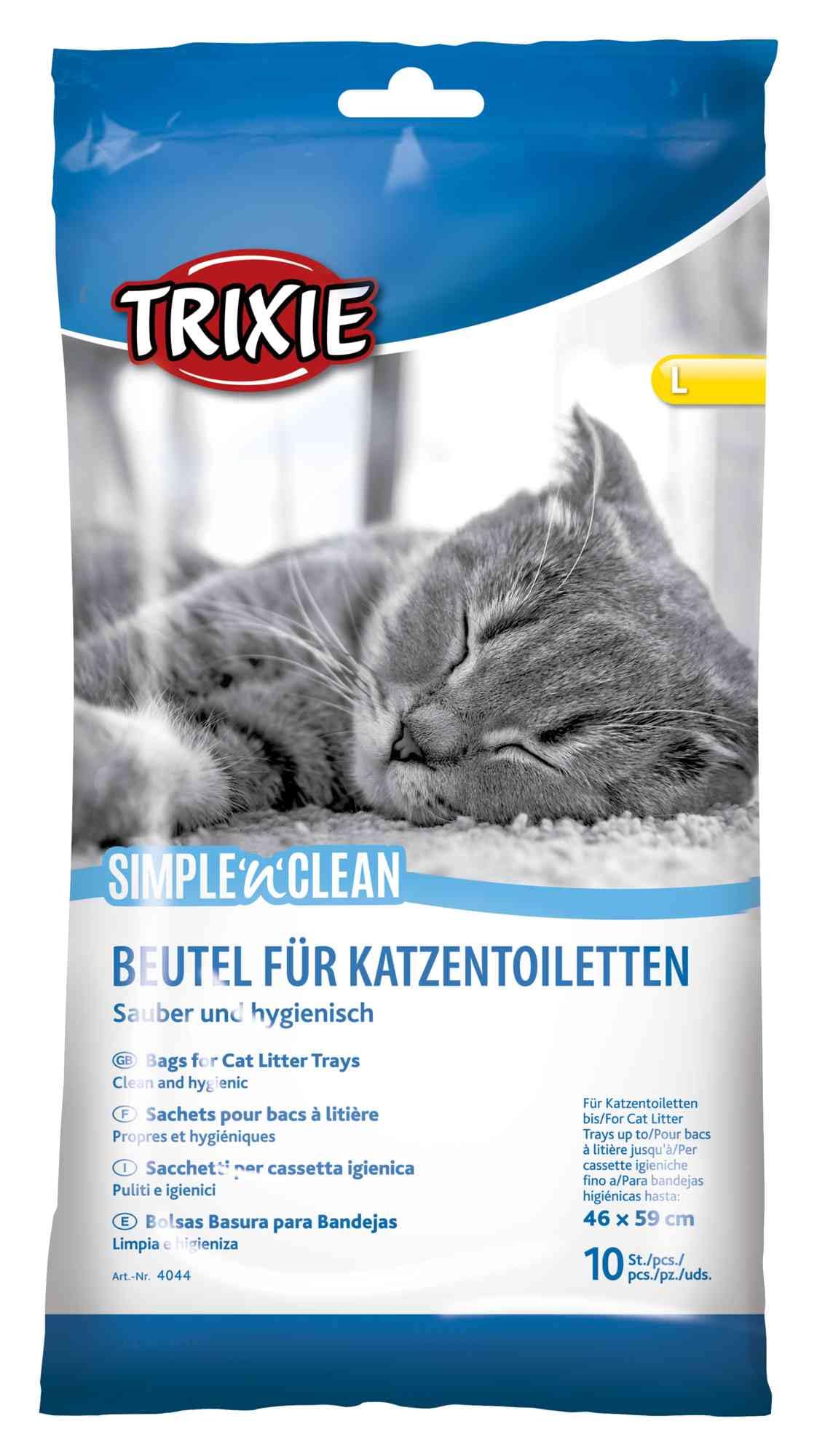 TRIXIE Simple'n'Clean kaķu tualetes maisiņi, L izmērs, 10 gab.