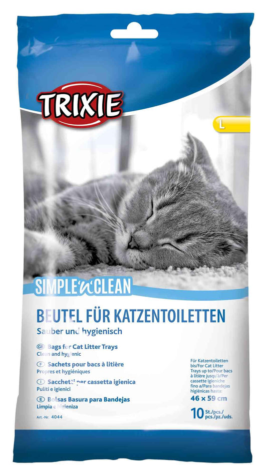 TRIXIE Simple'n'Clean kaķu tualetes maisiņi, L izmērs, 10 gab.