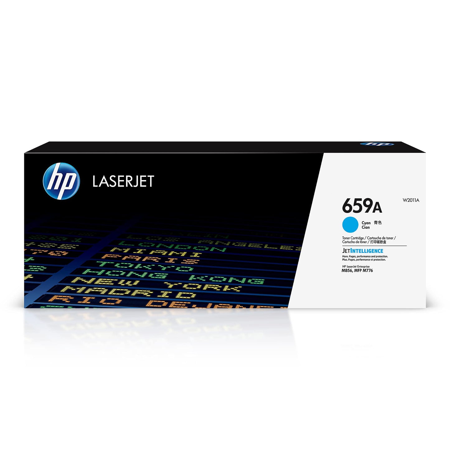 HP 659A (W2011A) - oriģinālā ciāna LaserJet tonera kasetne, saderīga ar HP LaserJet printeriem.