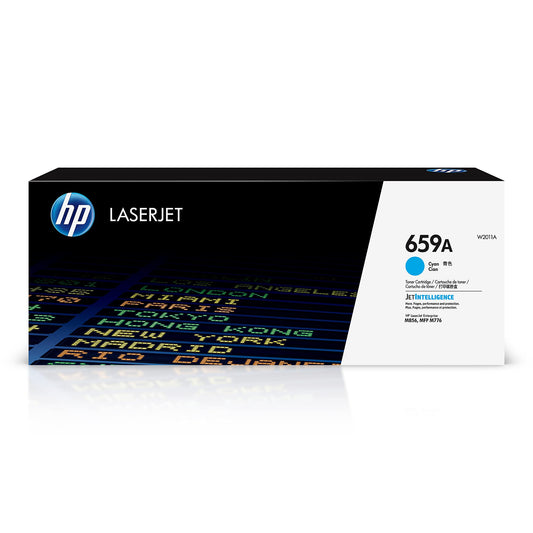 HP 659A (W2011A) - oriģinālā ciāna LaserJet tonera kasetne, saderīga ar HP LaserJet printeriem.