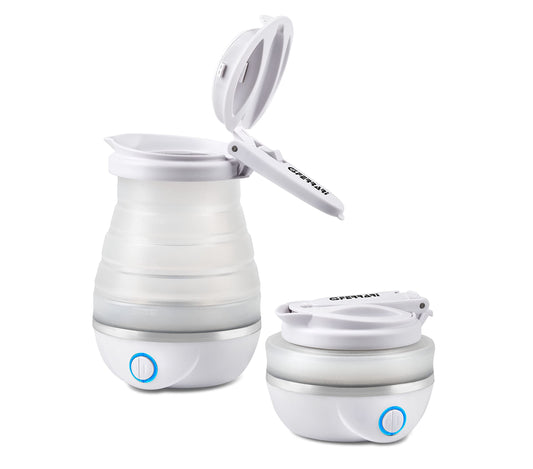 G3 Ferrari G10165 - Compà collapsible silicone kettle, 0.8L, 750W, dual voltage, white