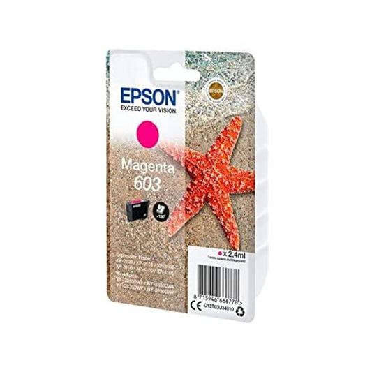 Epson Singlepack Magenta 603 ink - vibrant color, high-quality printing, compatible with various Epson printers