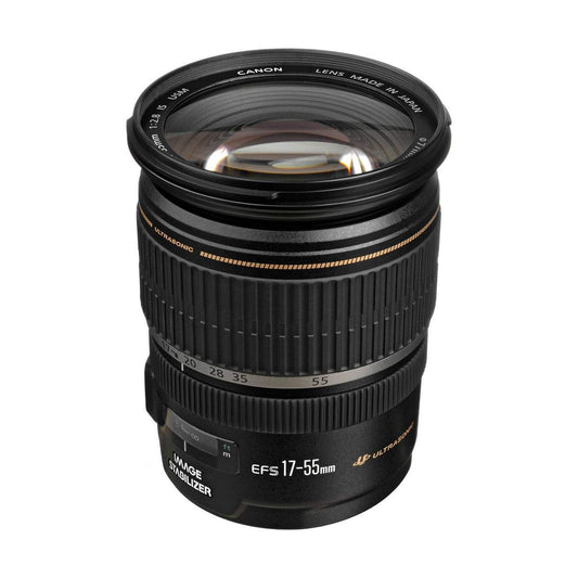 Canon EF-S 17-55mm F2.8 IS USM objektīvs (77mm filtra vītne) melns
