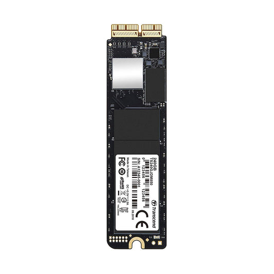 Transcend 240 GB JetDrive JDM 850 - NVMe PCIe Gen3 x4 SSD for fast data transfer and enhanced performance.