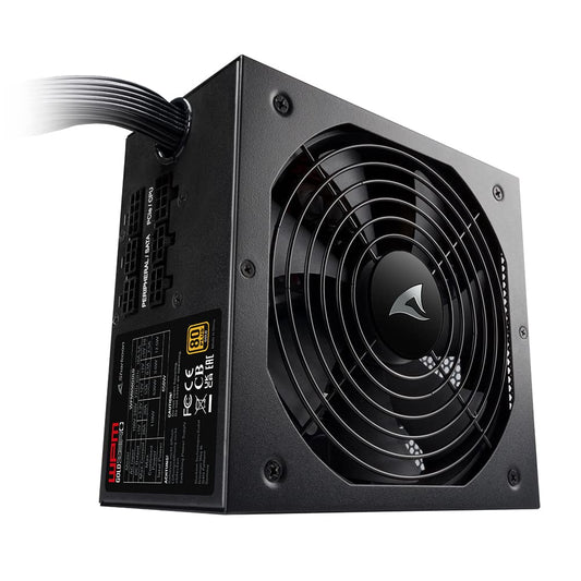 Sharkoon WPM Gold Zero 650W - 80 Plus Gold, semi-modular power supply with high efficiency and low noise.