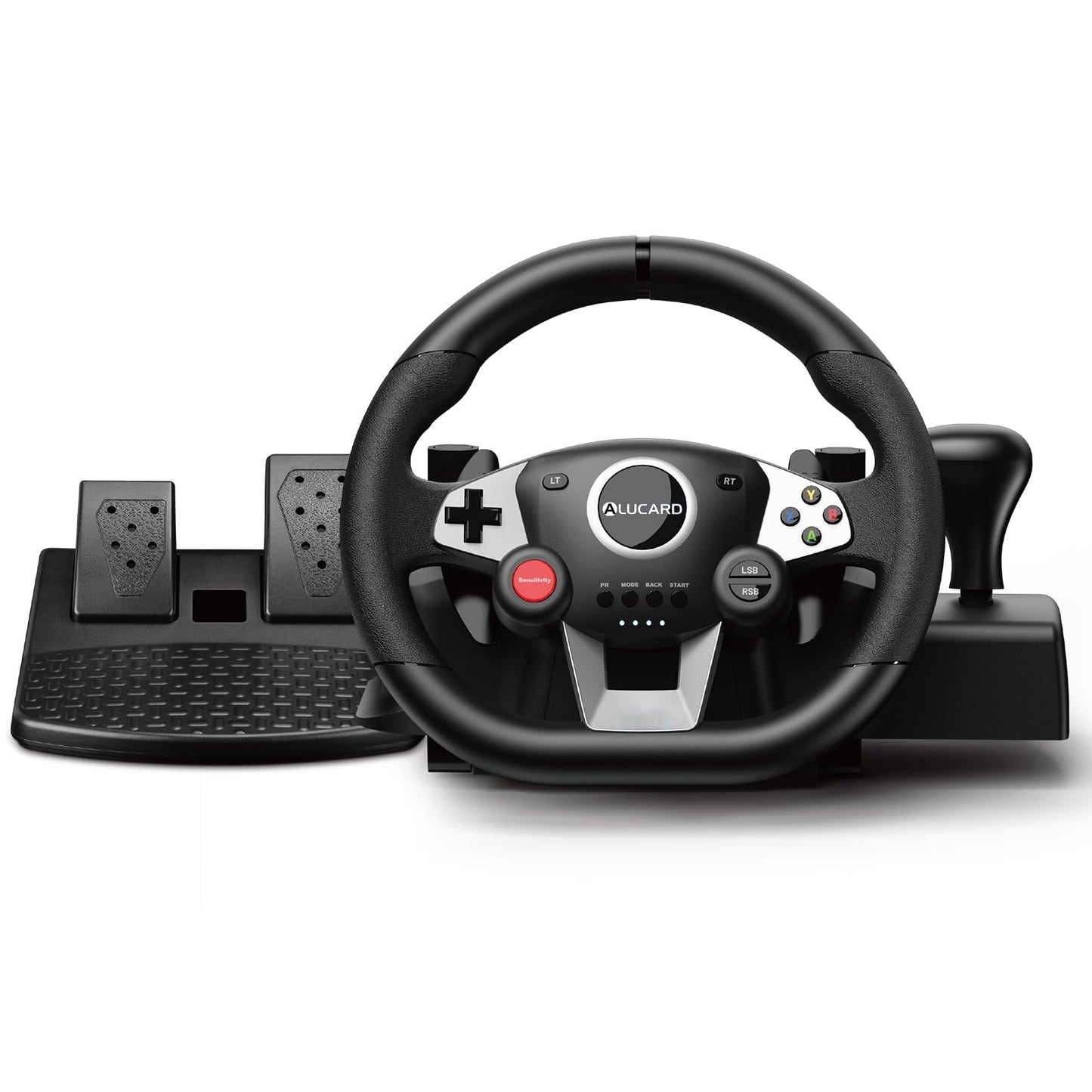 VooFun spēļu stūre PC/PS4/Switch/PS3/Xbox One/Xbox 360 ar pedāļiem