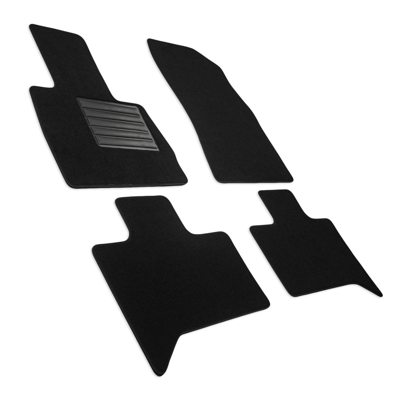 MDM SP-432 paklāji Velūrs automašīnu paklājs piemērots BMW X5 (E53) 06.2000>03.2007, melns