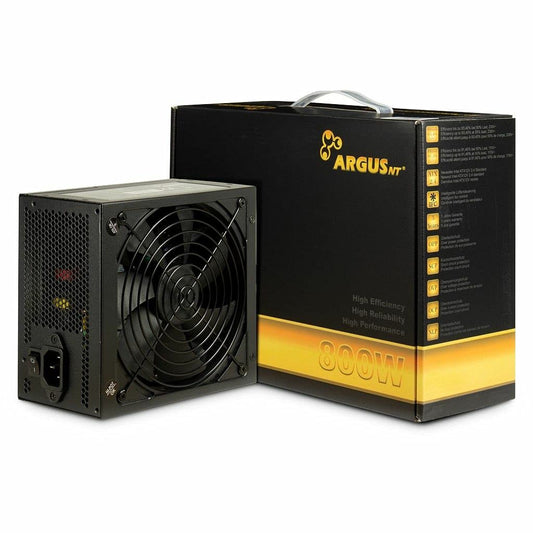 Inter-Tech ArgusNT GPS-800 - 800W ATX power supply, 20+4 pin connector, black design, reliable performance.