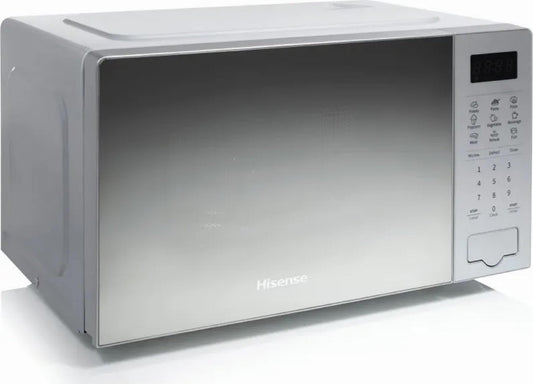 Hisense, H20MOMS4 mikroviļņu krāsns, 20 l, 700 W, LED displejs ar skārienvadību, 6 funkcijas, spoguļa krāsa