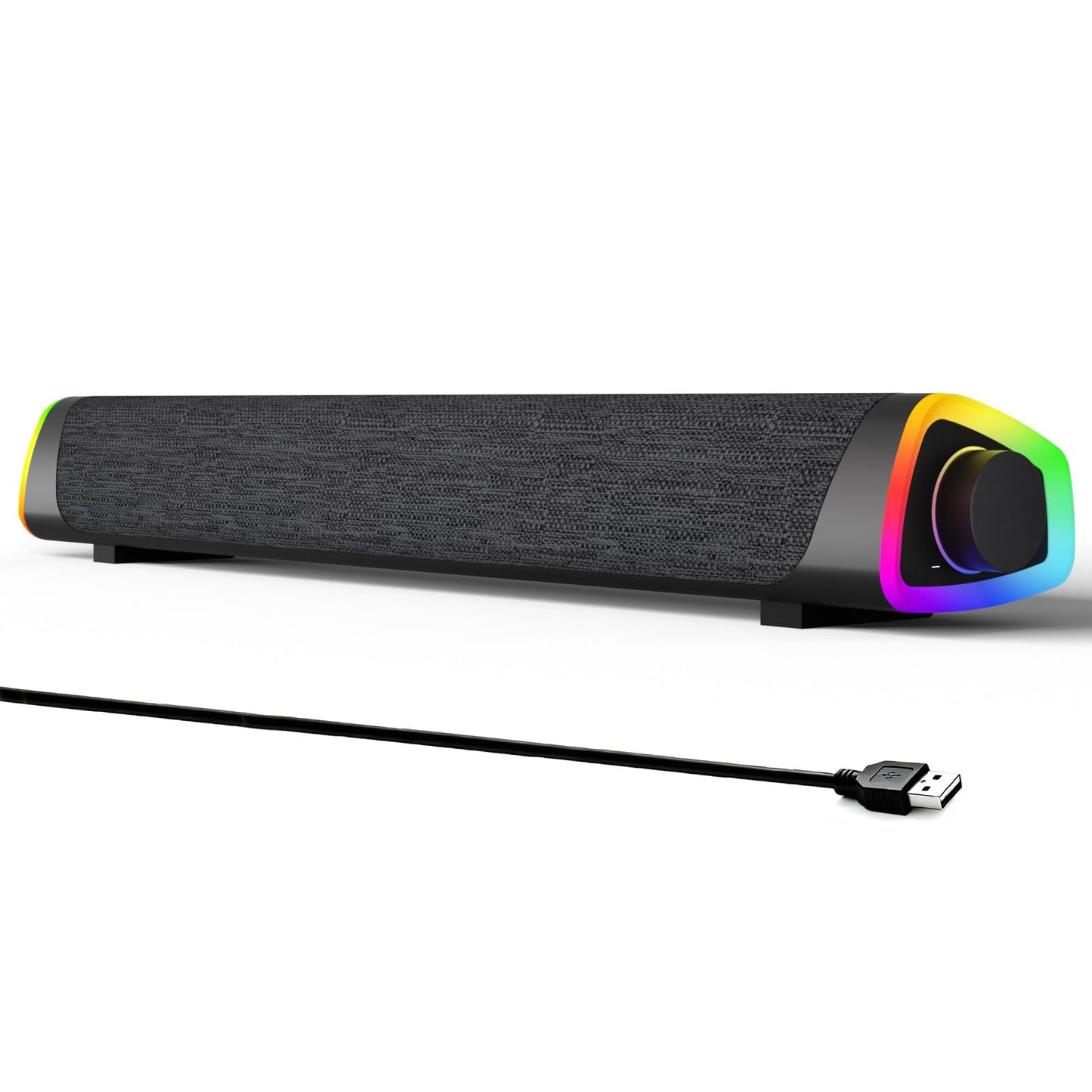 Datora skaņas panelis SOULION R30 Plus ar USB un Bluetooth, pelēks