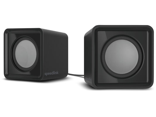 Datora skaļruņi Speedlink TWOXO Stereo, mazi, 3,5 mm savienojums, 10W, melni