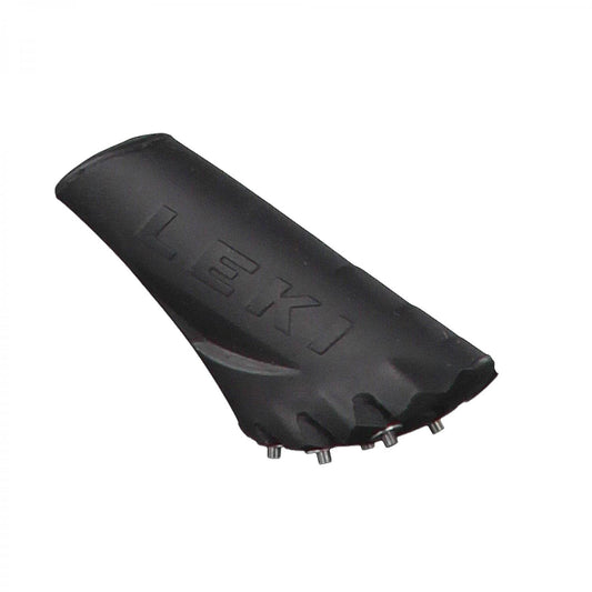 Nūjošanas uzgaļi LEKI Gummipuffer Mit Spikes Silent, Black, One Size