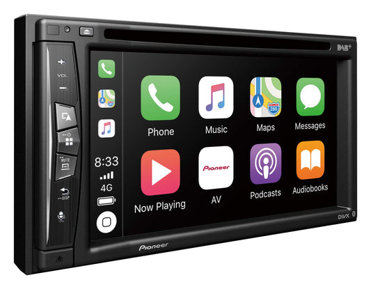 Pioneer AVIC-Z730DAB-AN mediju centrs, navigācija, Wi-Fi, 6.2 collu skārienekrāns, Bluetooth, Apple CarPlay, brīvroku ierīce, 2 USB, digitālais radio, 13 joslu grafiskais ekvalaizers, iekļauta DAB antena