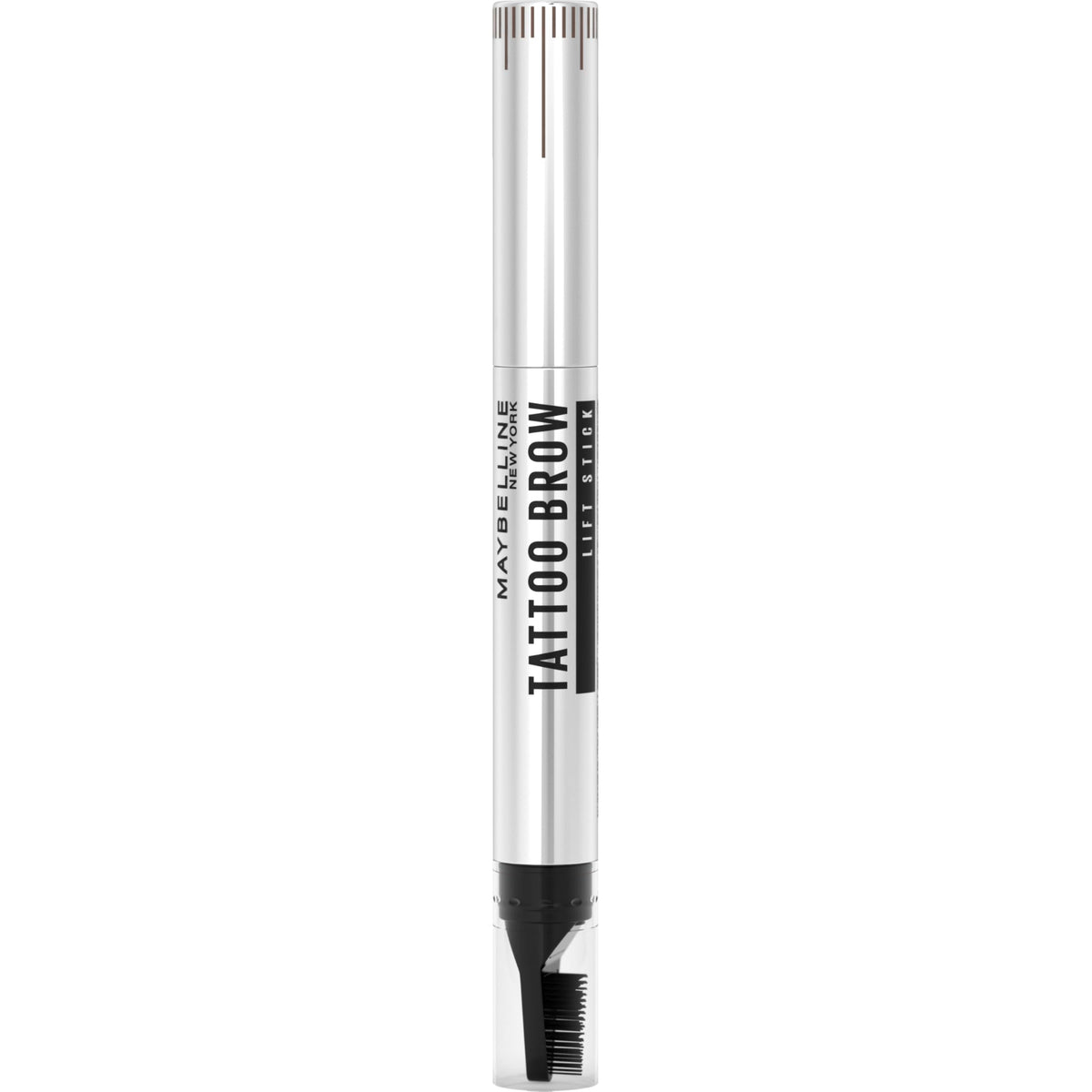 Maybelline New York uzacu zīmulis, aizpildīšanai un pacelšanai, līdz 24 stundām, Tattoo Brow Lift 2-in-1, 03 Medium Brown, 1 gab.