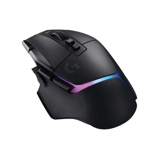 Logitech G502 X PLUS LIGHTSPEED - Optiskā pele ar LIGHTFORCE slēdžiem, LIGHTSYNC RGB, HERO 25K sensors, saderīga ar PC.