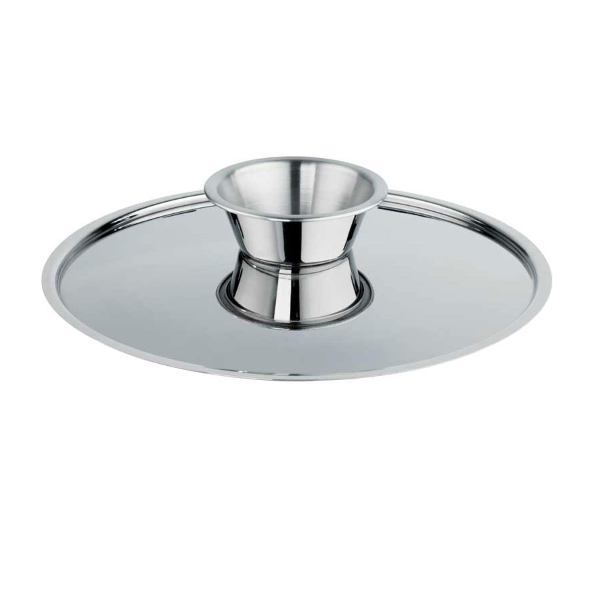 Schulte-Ufer 6335-28 pancake lid - 28 cm, stainless steel, silver, perfect for keeping pancakes warm and fresh.
