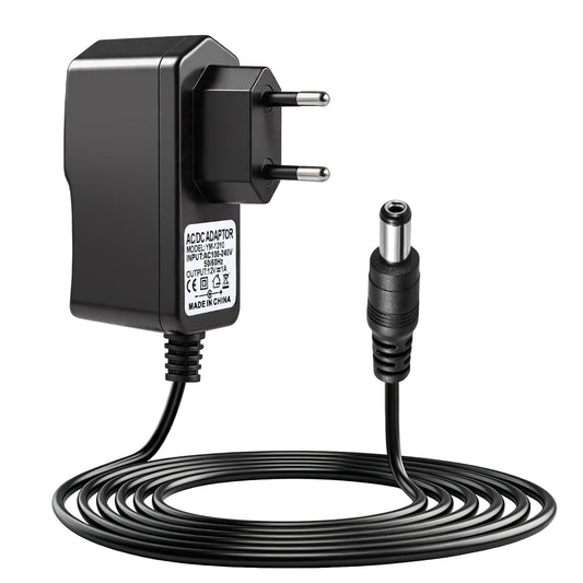 12V barošanas adapteris Cagrin 1A 12W, AC 100-240V 50/60HZ, EU spraudnis