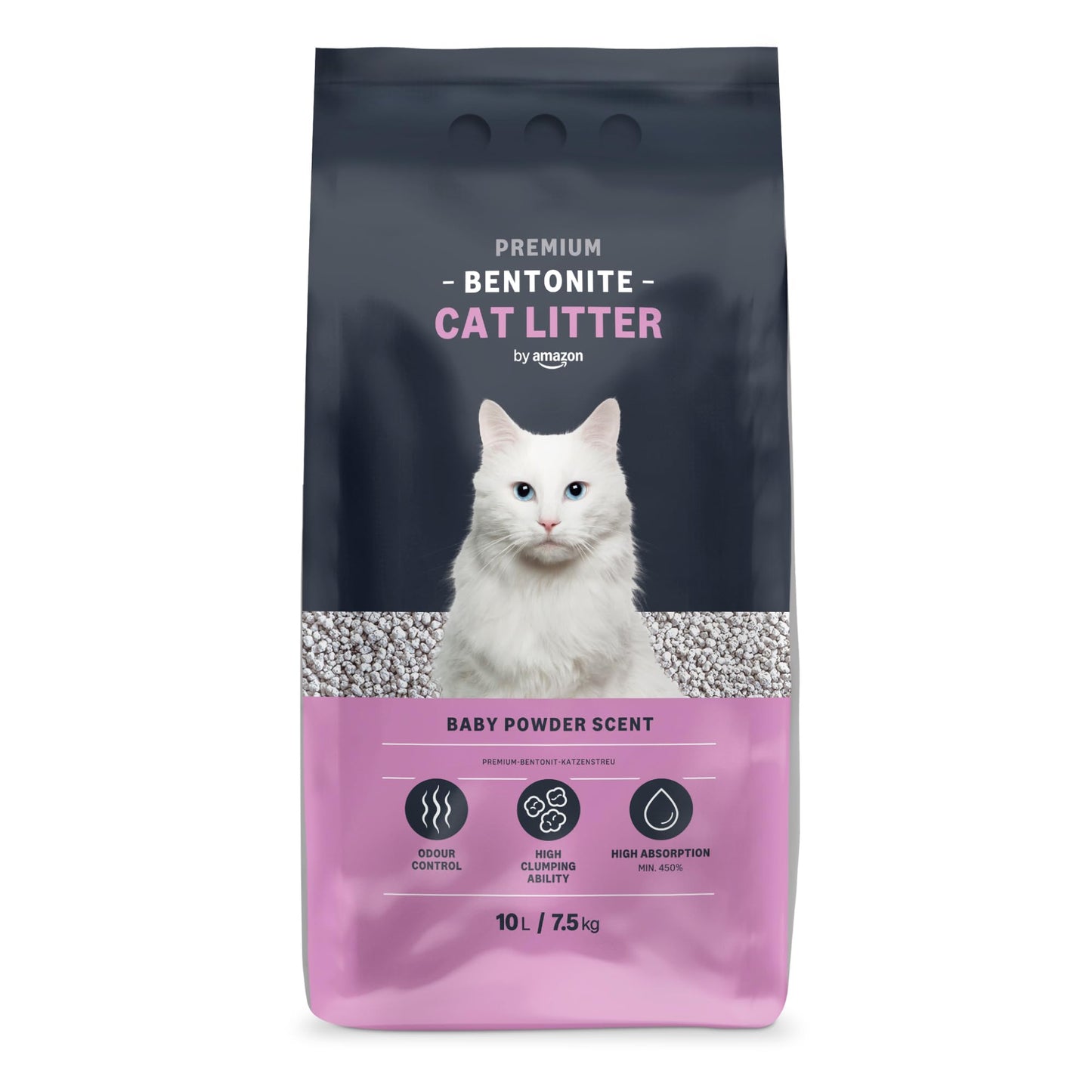 Kaķu smiltis by, ar bērnu pūdera aromātu, 10 L (1 gab.)