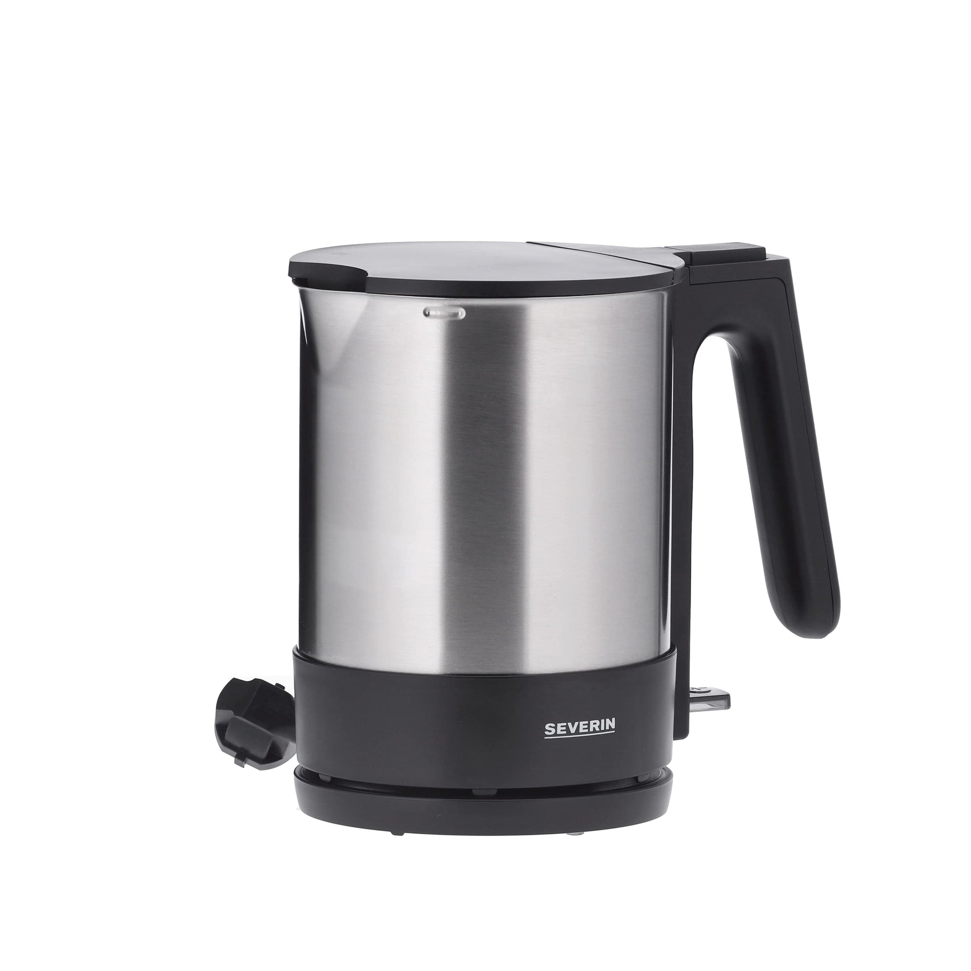 SEVERIN ūdens vārītājs - kompakts, jaudīgs 2.200 W, plastmasa, nerūsējošais tērauds, melns, 1,7 L, WK 3409