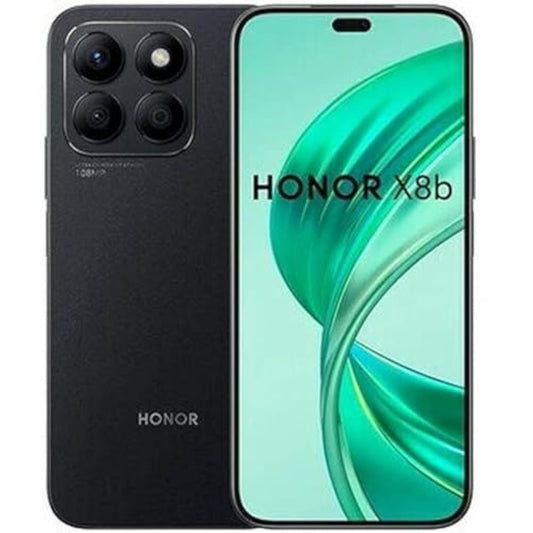 HONOR X8b - 8GB RAM, 256GB storage, sleek black design, high-performance smartphone.