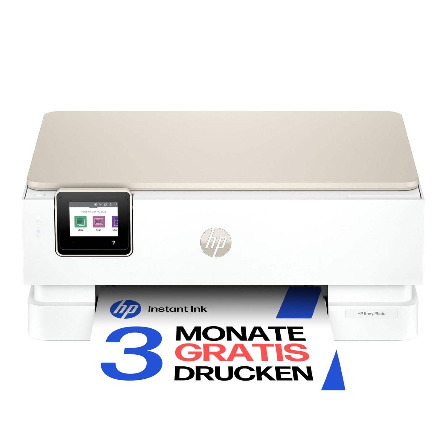 Daudzfunkciju printeris HP Envy Photo 7230, tintes printeris, 3 mēneši bez maksas druka Instant Ink iekļauts, drukāšana, skenēšana, kopēšana, foto druka, DIN A4, WiFi, USB