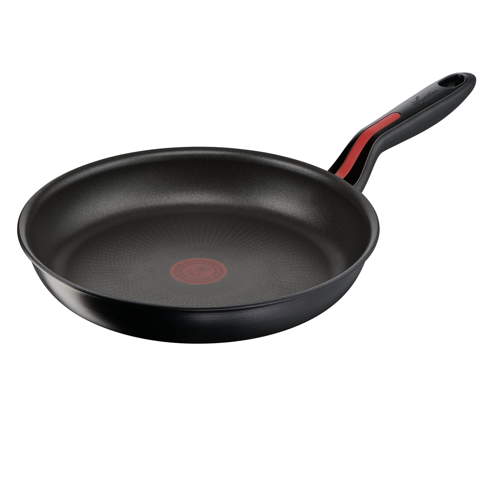 Lagostina Red Line panna Ø 26 cm - indukcijas, gāzes un cepeškrāsns izturīga, termiskā signāla indikators, neslīdošs rokturis
