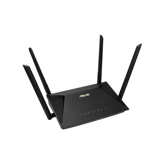 ASUS RT-AX1800U maršrutētājs, ko var paplašināt ar mobilā tethering, alternatīva 4G 5G maršrutētājiem, WiFi, divjoslu, ātra savienojamība, pateicoties WiFi6, iebūvēta interneta aizsardzība, neierobežoti atjauninājumi.
