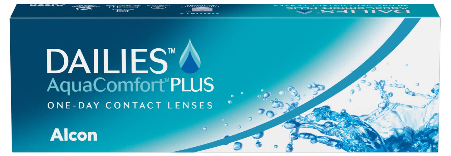 Dienas kontaktlēcas Dailies AquaComfort Plus, 30 gab., -02.50 dpt