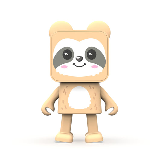 MOB – MOBILITĀTE KUĢĪ - Dejojoši dzīvnieki Bluetooth skaļrunis - Dejojošs skaļrunis ar 3 vatu jaudu - Bezvadu savienojums - Brīvroku ierīce (sloths)