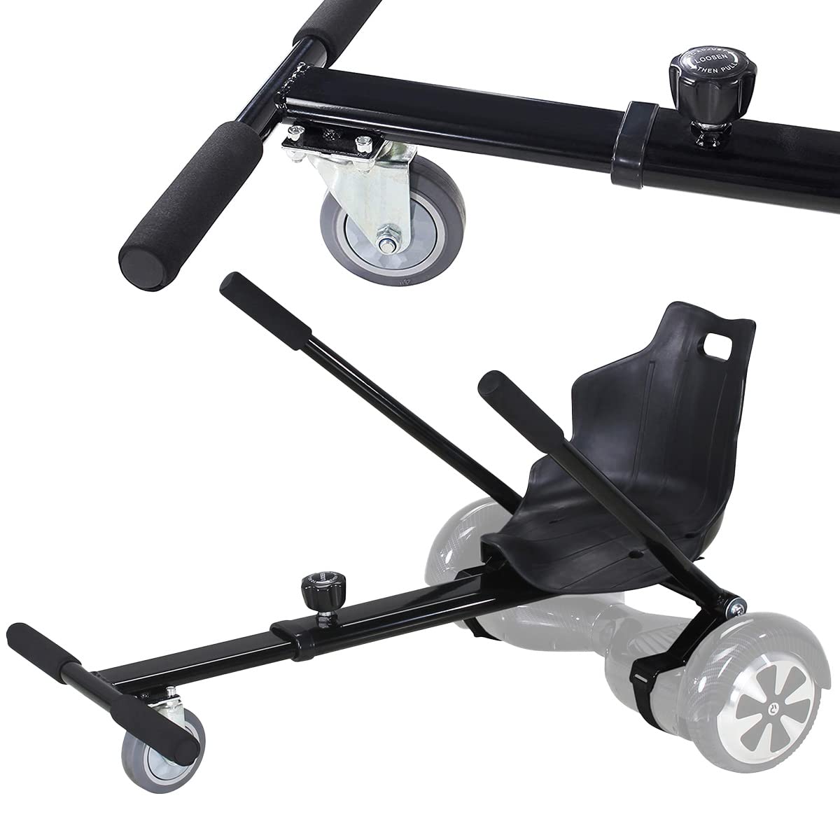 Hoverboard kartings Robway Hoverkart | oriģinālais ® (melns)