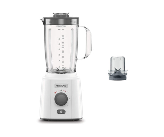 Kenwood BLP41.C0WH Blender - Grey and white plastic design, powerful motor, easy-to-use controls.
