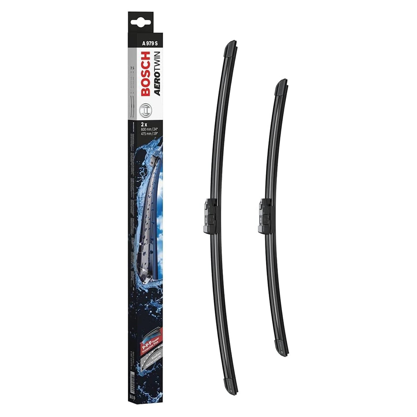 Vējstikla slotiņas Bosch Aerotwin A979S, 600mm/475mm, komplekts