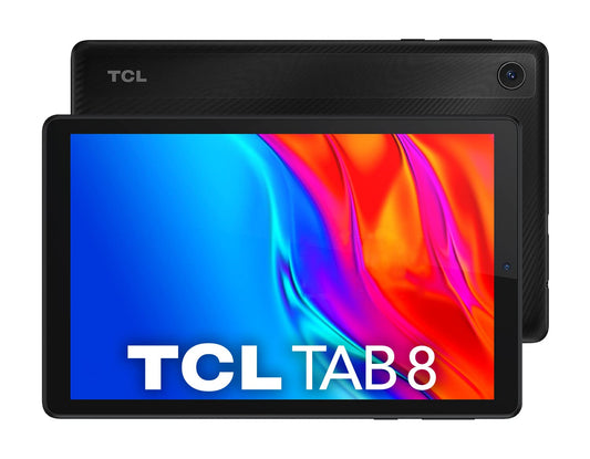 TCL Mobile TAB 8 4G planšetdators (8 collu (20,3 cm) HD, Quad-Core, 2 GB RAM, 32 GB atmiņa, paplašināma līdz 256 GB ar MicroSD, akumulators 4080 mAh, Android 11, Prime Black