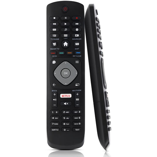 Leyf aizvietotājs tālvadības pults Philips TV, Philips universālais LCD LED 3D HD Smart TV ar Netflix, nav nepieciešama iestatīšana.